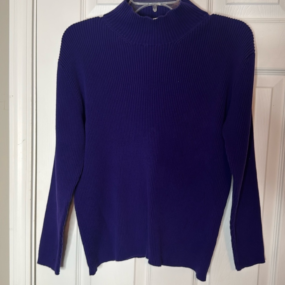 Vintage Pendleton Purple Turtleneck - Size Large